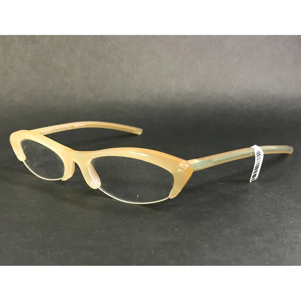 Reiz Augenspiel Eyeglasses Frames S-030 Col 25 Nude Gold Oval Half Rim 50-17-140